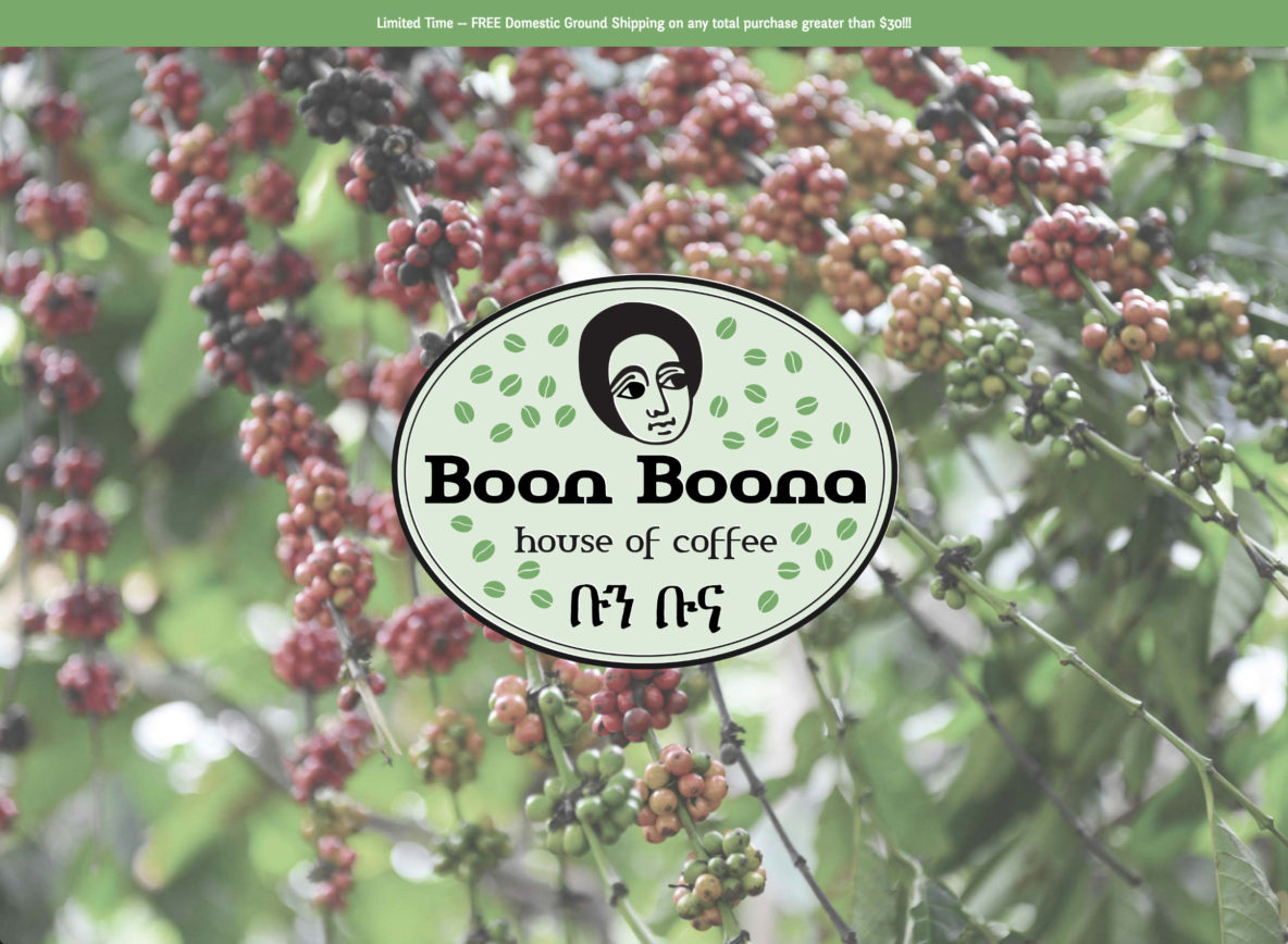 Boon Boona Coffee Home Page
