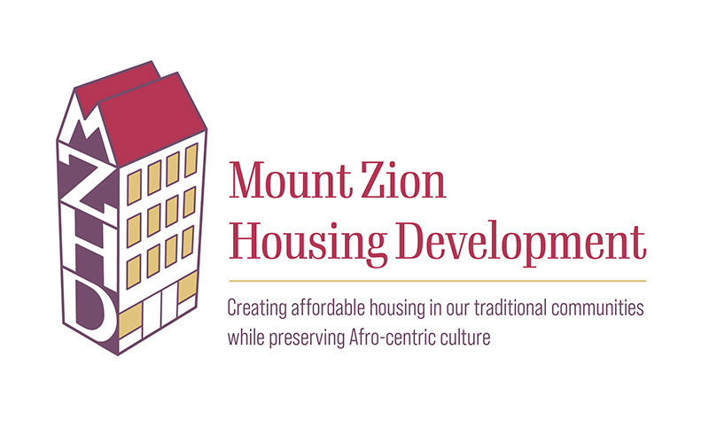 Logo design for Mount Zion House Development, creating affordable housing in our traditional communities while preserving Afro-centric culture, in Seattle, WA