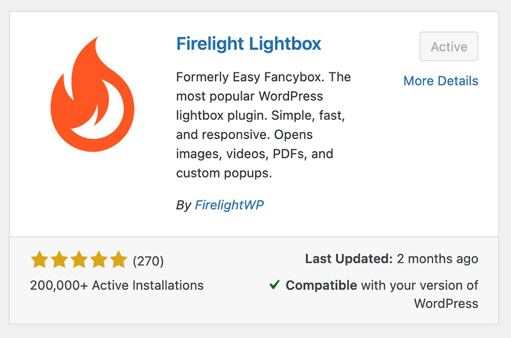 Firelight Lightbox