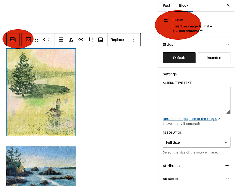 WordPress Image Gallery Module