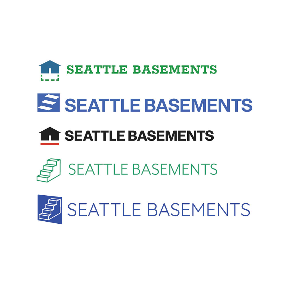 Seattle Basements Logo Designs