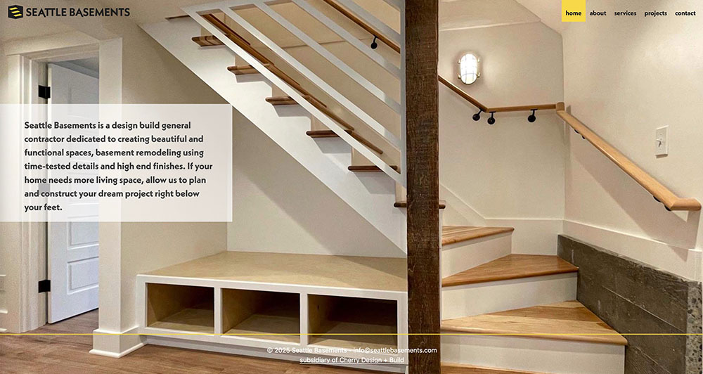 Seattle Basements Website