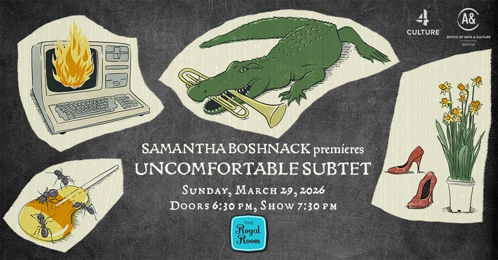 Facebook event banner for Uncomfortable Subtet concert at the Royal Room
